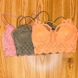 Lolyn Crochet Lace Bralette
